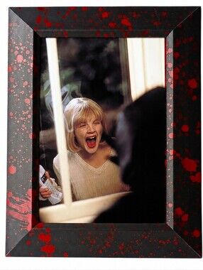 VINTAGE Scream Drew Barrymore 90s Y2K Halloween Bloodt Horror framed print Art
